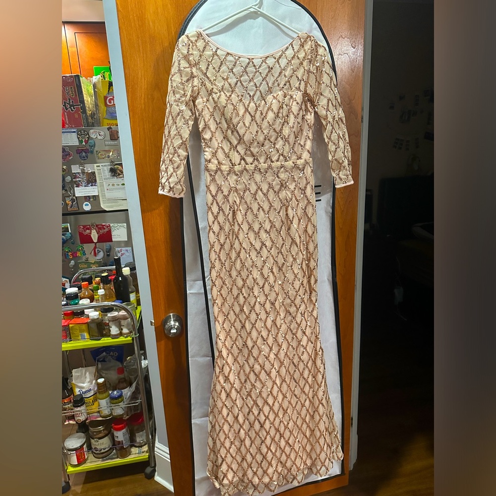 Rose Gold Event Dress